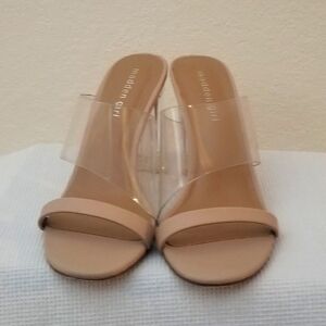 Steve Madden Averie Clear Block Heels